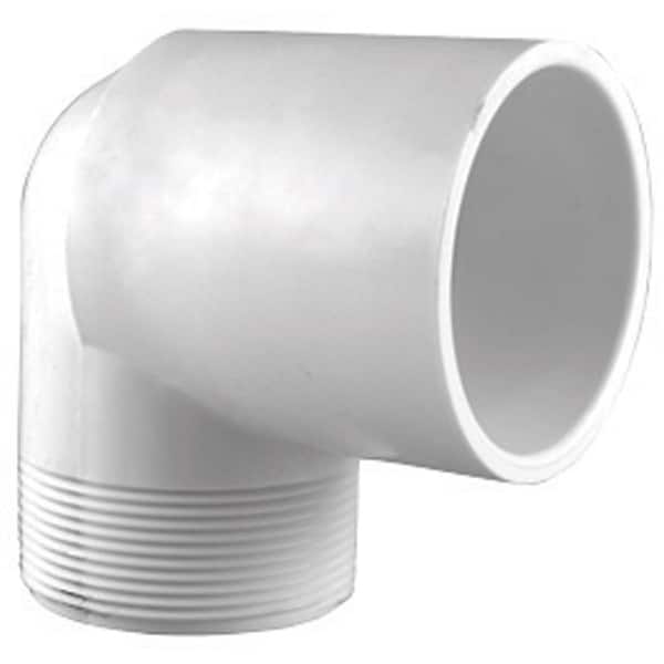 Charlotte Pipe And Foundry Charlotte Pipe Schedule 40 1-1/2 in. Slip X 1-1/2 in. D MPT PVC 90 Degree Street Elbow 1 pk PVC 02306 1400 - main